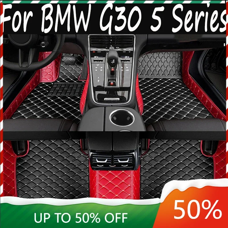 

Автомобильные коврики на заказ для BMW G30 5 серии 2017-2022 года, экологически чистые кожаные автомобильные аксессуары, детали интерьера
