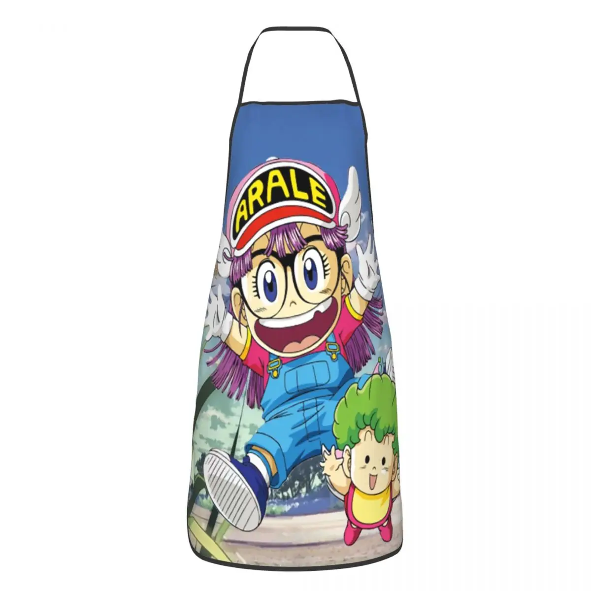 Unisex Arale Norimaki And Gatchan Kitchen Chef Cooking Baking Apron Men Women Dr Slump Anime Tablier Cuisine for Painting