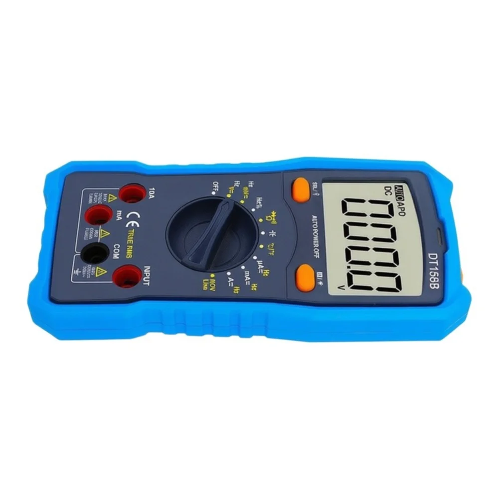 DT155B Digital Multimeter Auto Range 5999 Counts True AC DC Voltage Current Resistance Capacitance Frequency Duty Cycle Temp