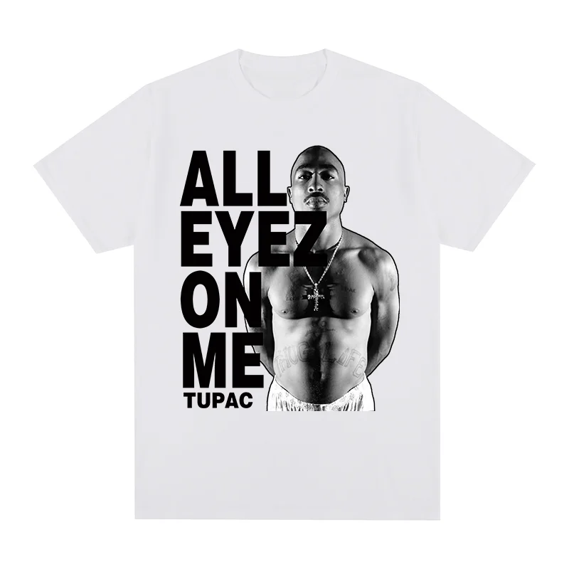 Tupac 2pac Rapper Vintage t-shirt Streetwear Y2k Hip Hop Cotton Men T shirt New TEE TSHIRT Womens tops