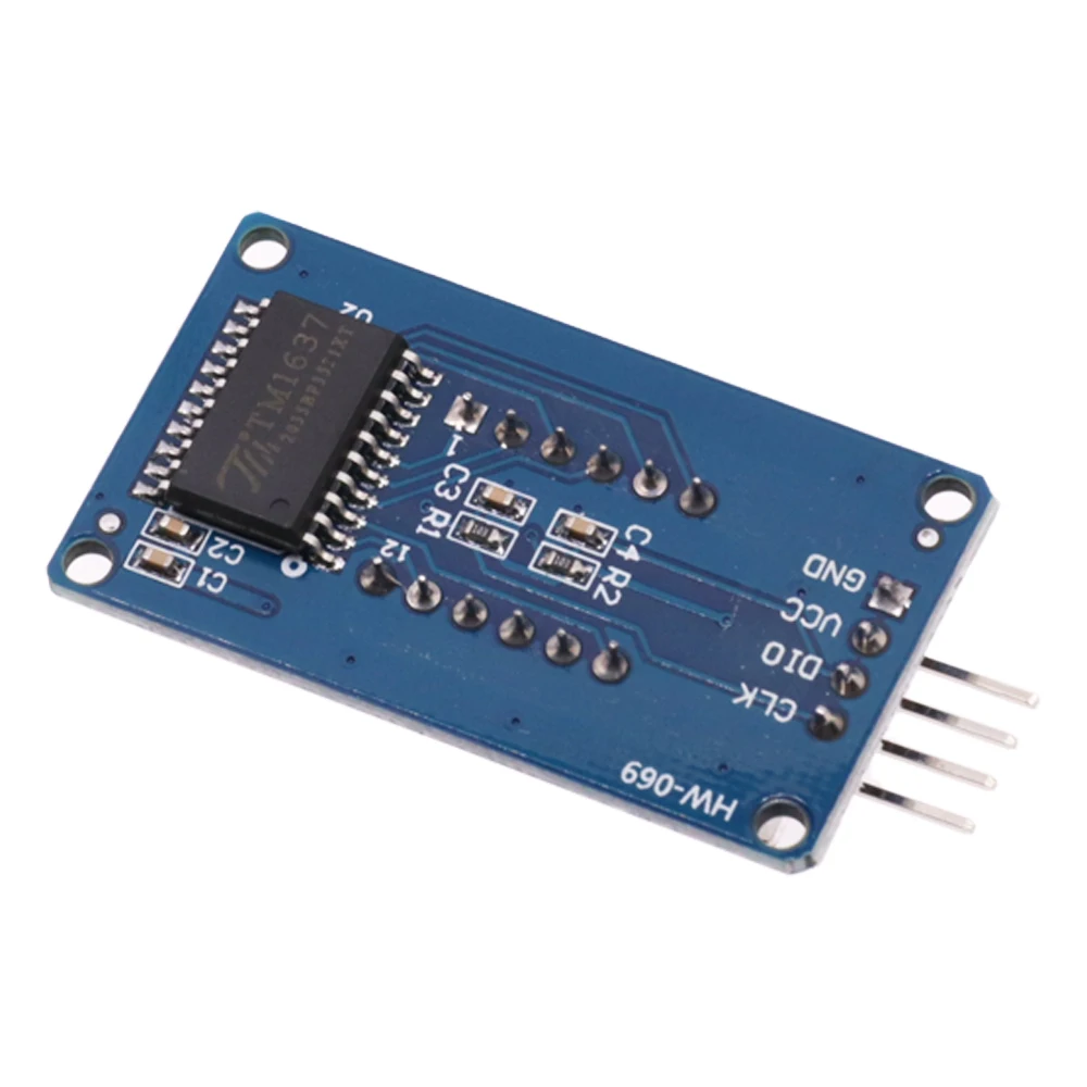 Arduino7セグメント用4ビットデジタルledディスプレイモジュール,0.36インチ,赤極管,4シリアルドライバーボードパック,1個,tm1637