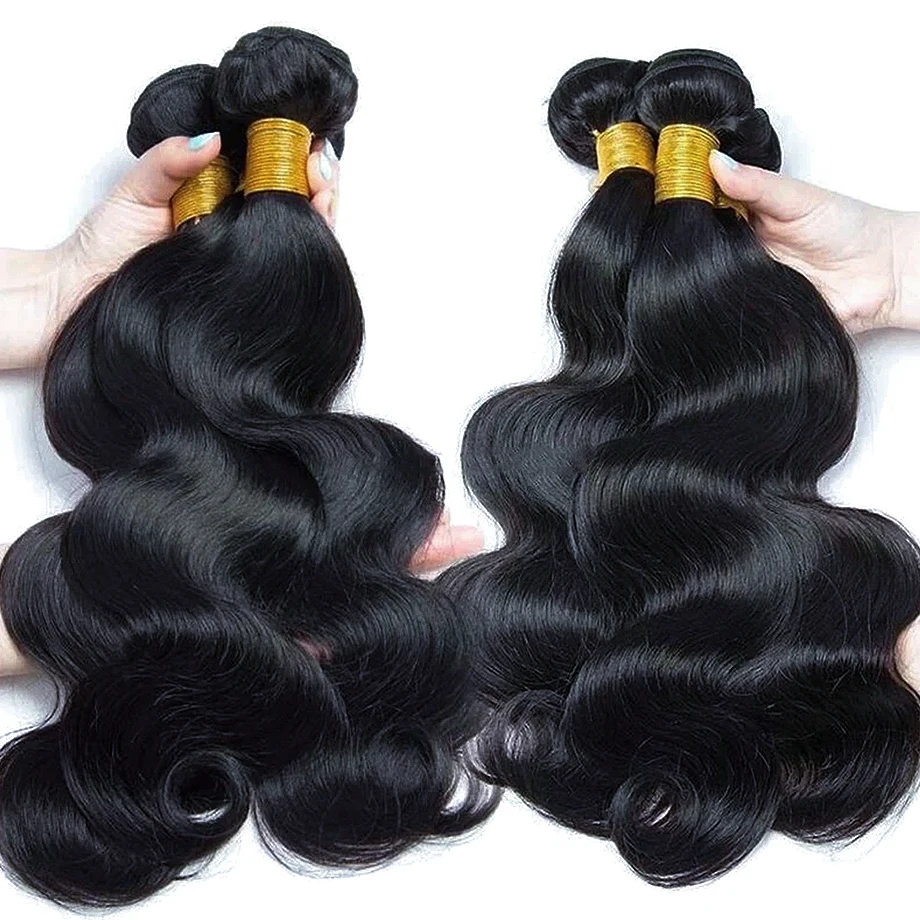 Maxhair Wholesale 12A Grade Remy Human Hair Bundles Natural Color Body Wave Extension Brazilian Hair Cuticle Aligned Double Weft