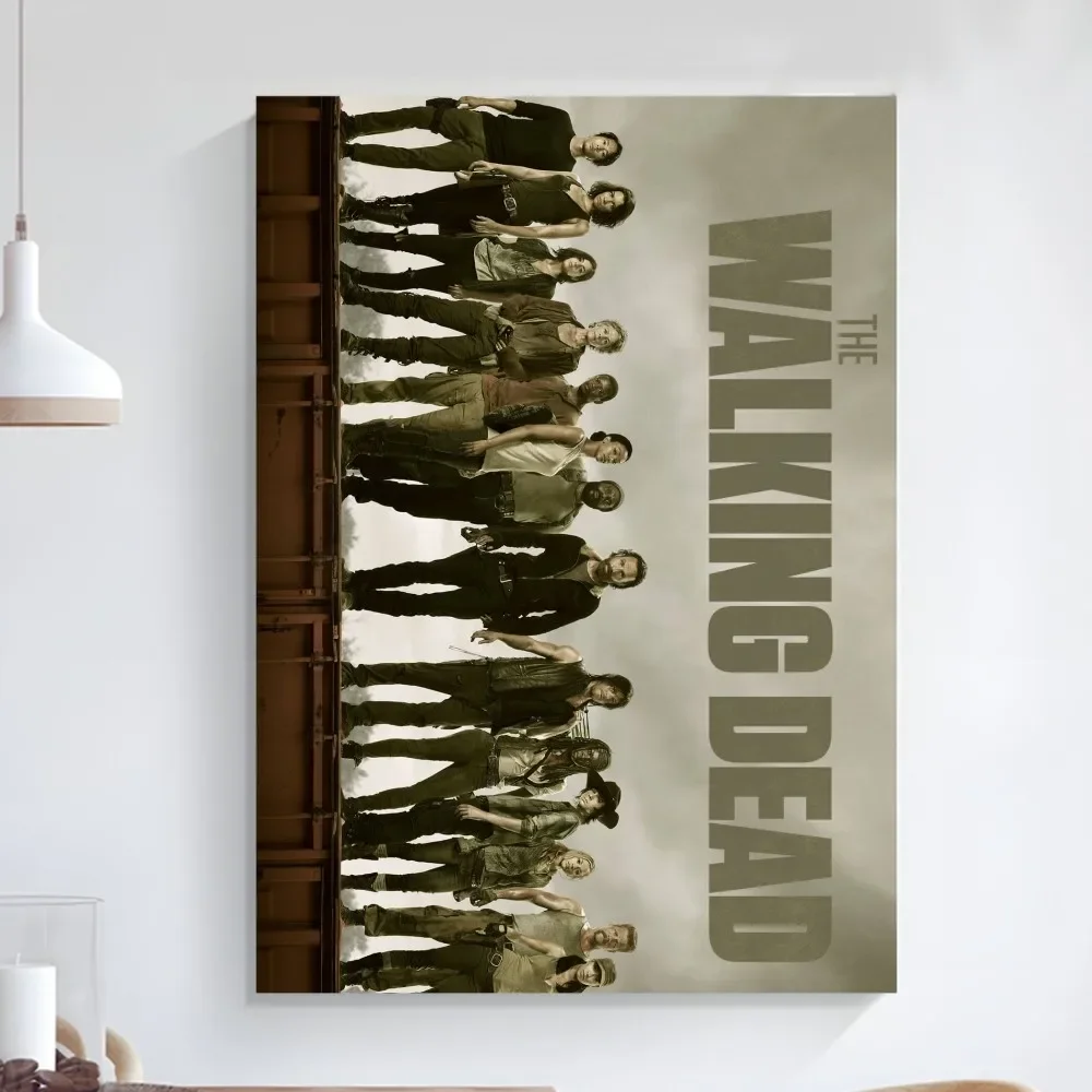 Tv The W-Walking Dead Poster Prints Wall Painting Bedroom Living Room Wall Bar Restaurant Sticker Small