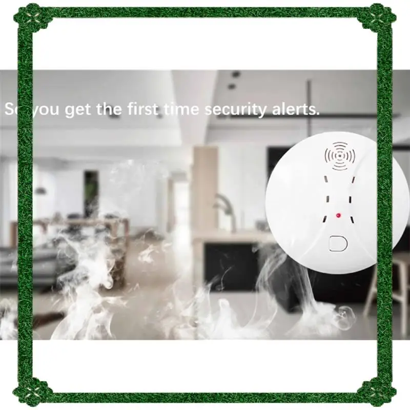 

24-Hour Delivery 433Mhz Wireless Fire Alarms Smoke Detectors For Tuya WIFI GSM Home Security Alarm Systems