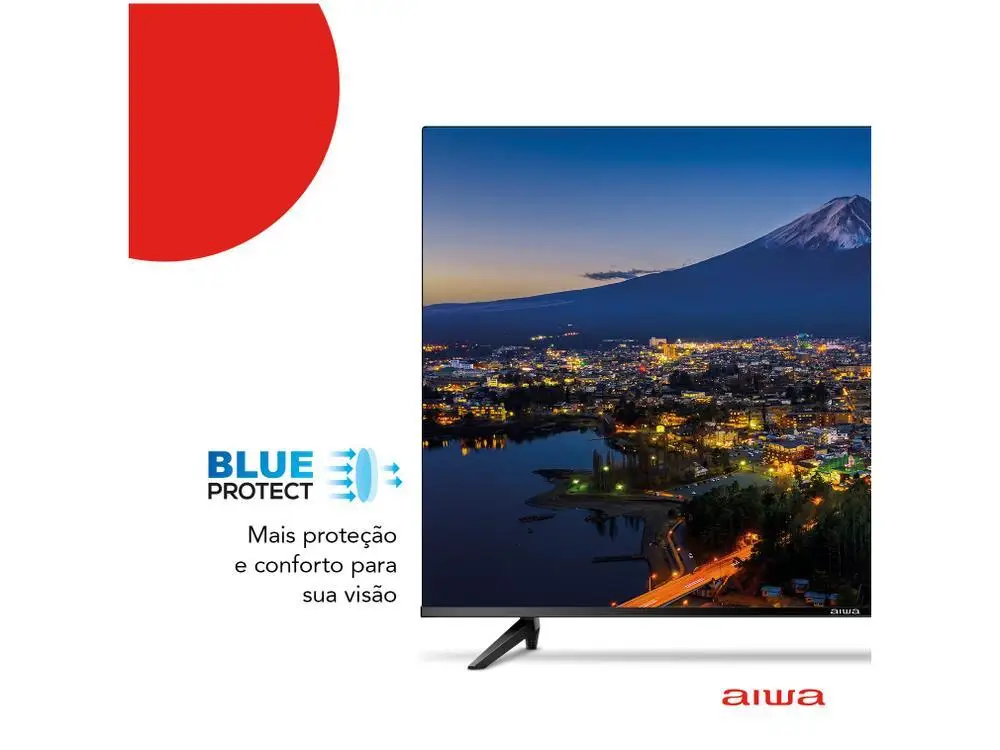 Smart TV 32 ”HD D-LED AIWA IPS Wi-Fi Bluetooth