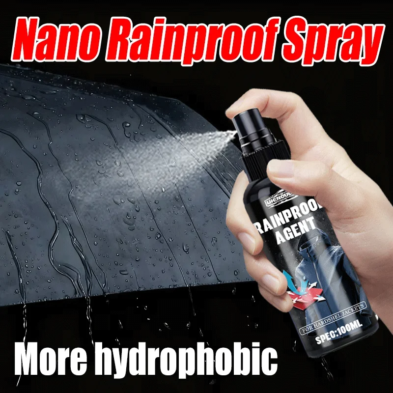 100ml Nano Waterproof Spray Outdoor Rainproof Protective Agent for Jackets Shoes Backpacks Cars And Fabric Items