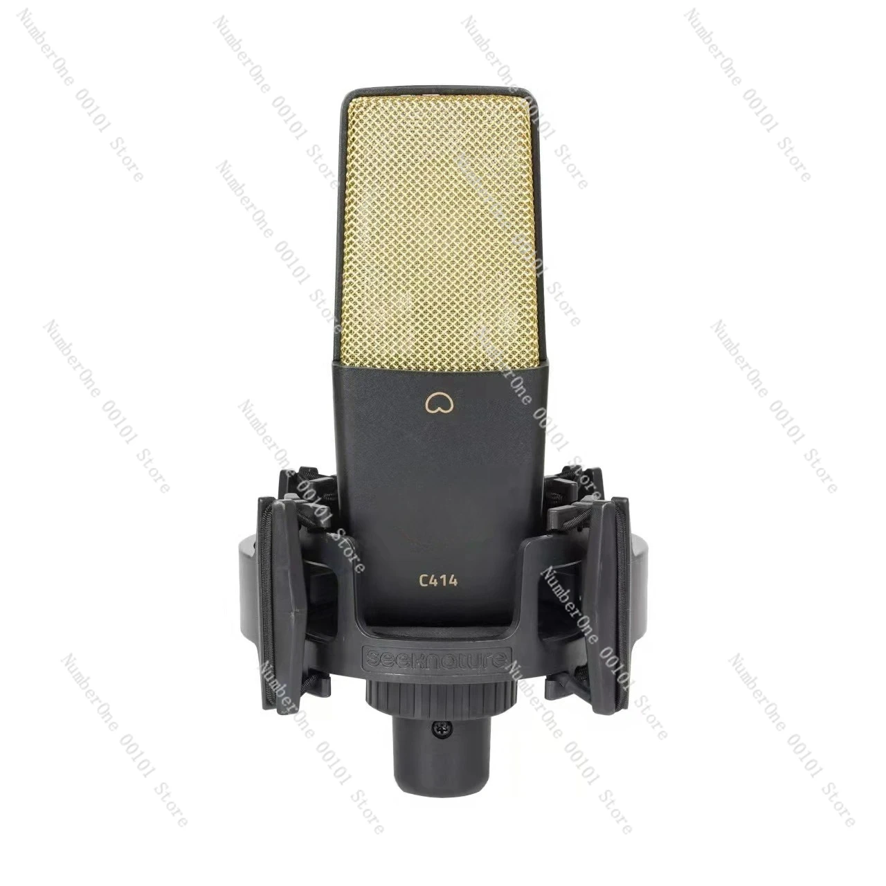 

C414 new microphone diaphragm condenser microphone live streaming host dedicated live singing recording sound card equipment