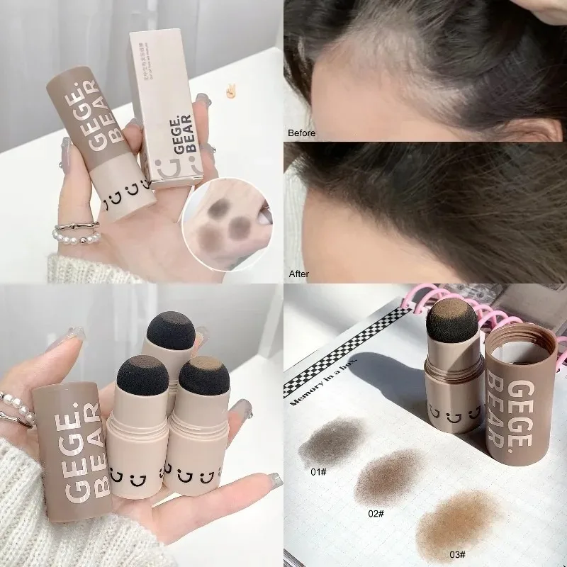 Waterproof Hair Line Modified Repair Stick Pen Fluffy Powder Cover Hair Concealer Filling Hairline Shadow Powder Styling Tools