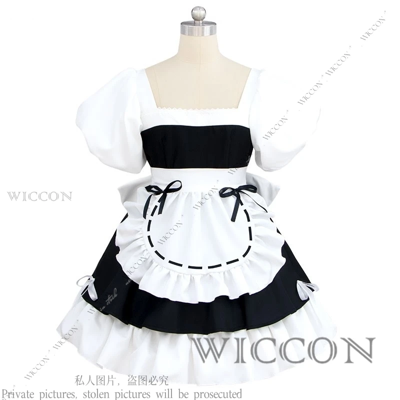 Anime ALIEN STAGE Sua Gallery Cosplay Lolita Dress Maid Uniform Cosplay Costume Wig Halloween Cute Woman Role Play Daily Outfit