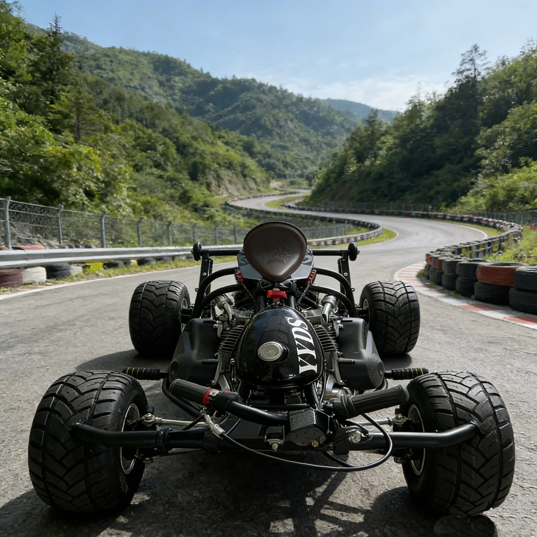 Nuovo Kart Fuoristrada 2025 da 90cc-212cc a Quattro Ruote a Benzina, Robusto Kart da Drift per Attività Ricreative all'Aperto