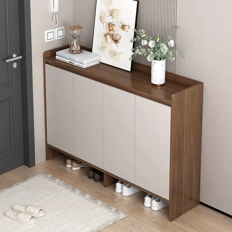 

Vintage Storage Shoe Rack Cabinets Wooden Luxury Organizers Sturdy Shoe Rack Professional Interior Zapatero Unique Furniture