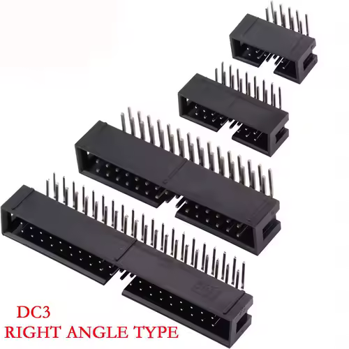 FC 6/8/10/12/14/16/18/20/24/26/30/34/40/50/60/64Pin 2.54mm Pitch Female IDC Socket Connector Ribbon Cable DC3 Header Male Socket - Image 21