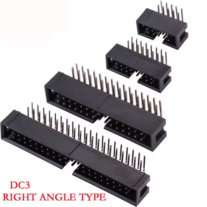 FC 6/8/10/12/14/16/18/20/24/26/30/34/40/50/60/64Pin 2.54mm Pitch Female IDC Socket Connector Ribbon Cable DC3 Header Male Socket - Image 21