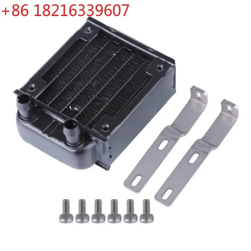 TAO  Radiator Kit Water Tank Assembly with Bracket and Plugs Water Cooled Retrofit Parts V8 Engine Model Accessories Model