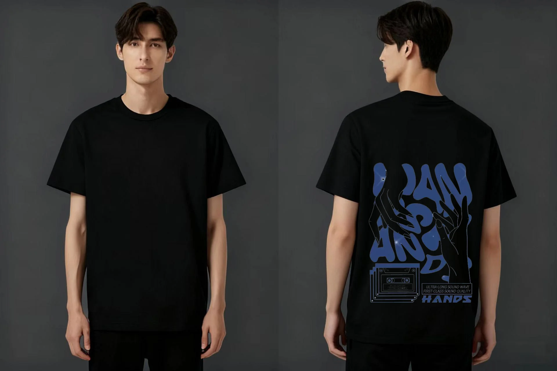 

The 2025 new trendy fashionable comfortable and casual 330 gram sweatshirt features American retro street style prints