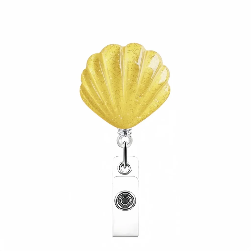 Shaped Badge Reel Shaped Badge Holder Clip Retractable Id Holder Retractable Retractable Badge Reel For Office  Staff