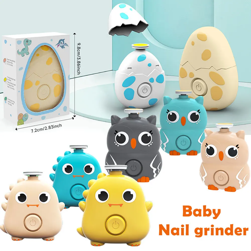 

Fully Automatic Electric Dinosaur Nail Grinder Newborn Nail Clipper Anti Splash Electric Nail Trimmer Tool Electric Manicure Set