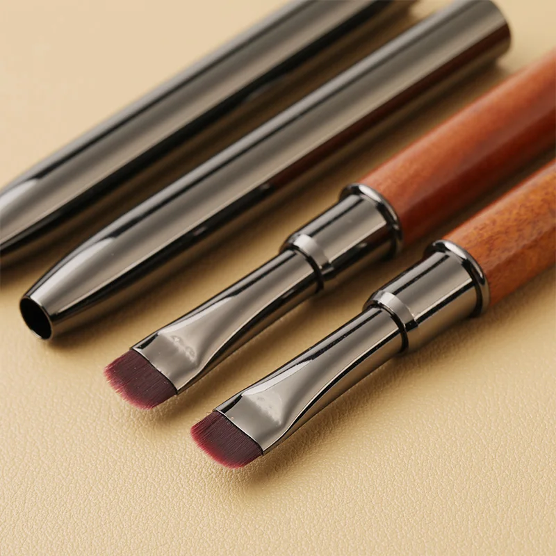 1pc Holz Gel Malerei Pinsel Nagel Konstruieren Acryl Pinsel für Maniküre DIY Builder Werkzeug Pinsel Stift Professionelle Gel Falsche spitze Stift – Detail 11
