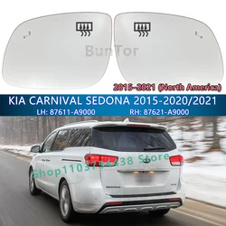 With BSD For KIA SEDONA CARNIVAL Rearview Mirror 2015 2016 2017 2018 2019 2020/Left and Right Wing mirror Lens/Car accessories
