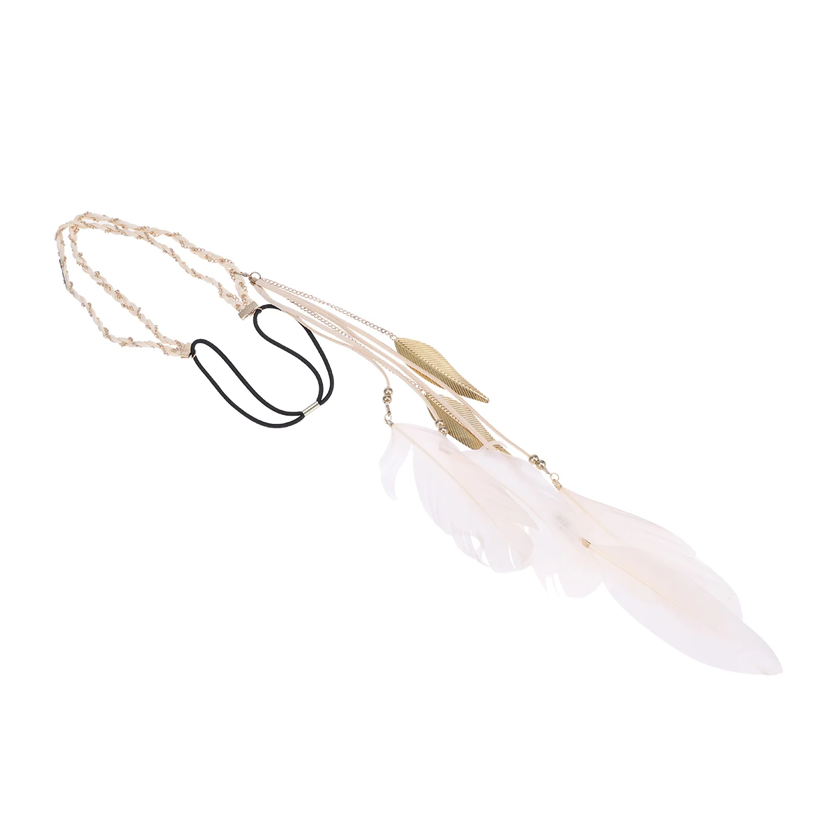 شرابات عقال البوهيمي تصميم طويل للنساء الفتيات حفل زفاف تأثيري مهرجان ارتداء المنسوجة عقال الشعر