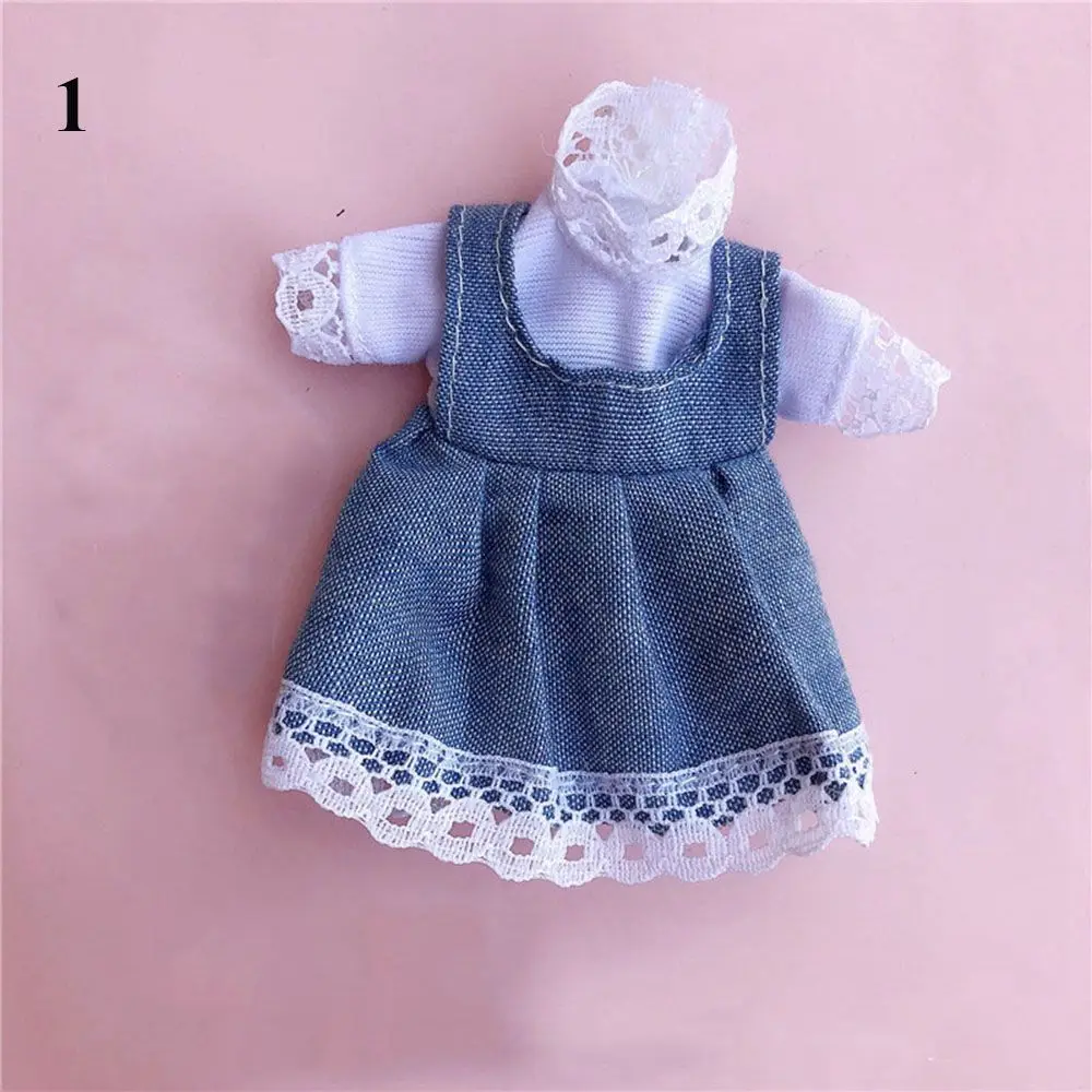 Clothes For Dolls 16cm Bjd OB11 Doll Clothes Hat T-shirt Short 1/8 Accessories Suit Dress Skirt Hoodie Shoes Dressup For Girl