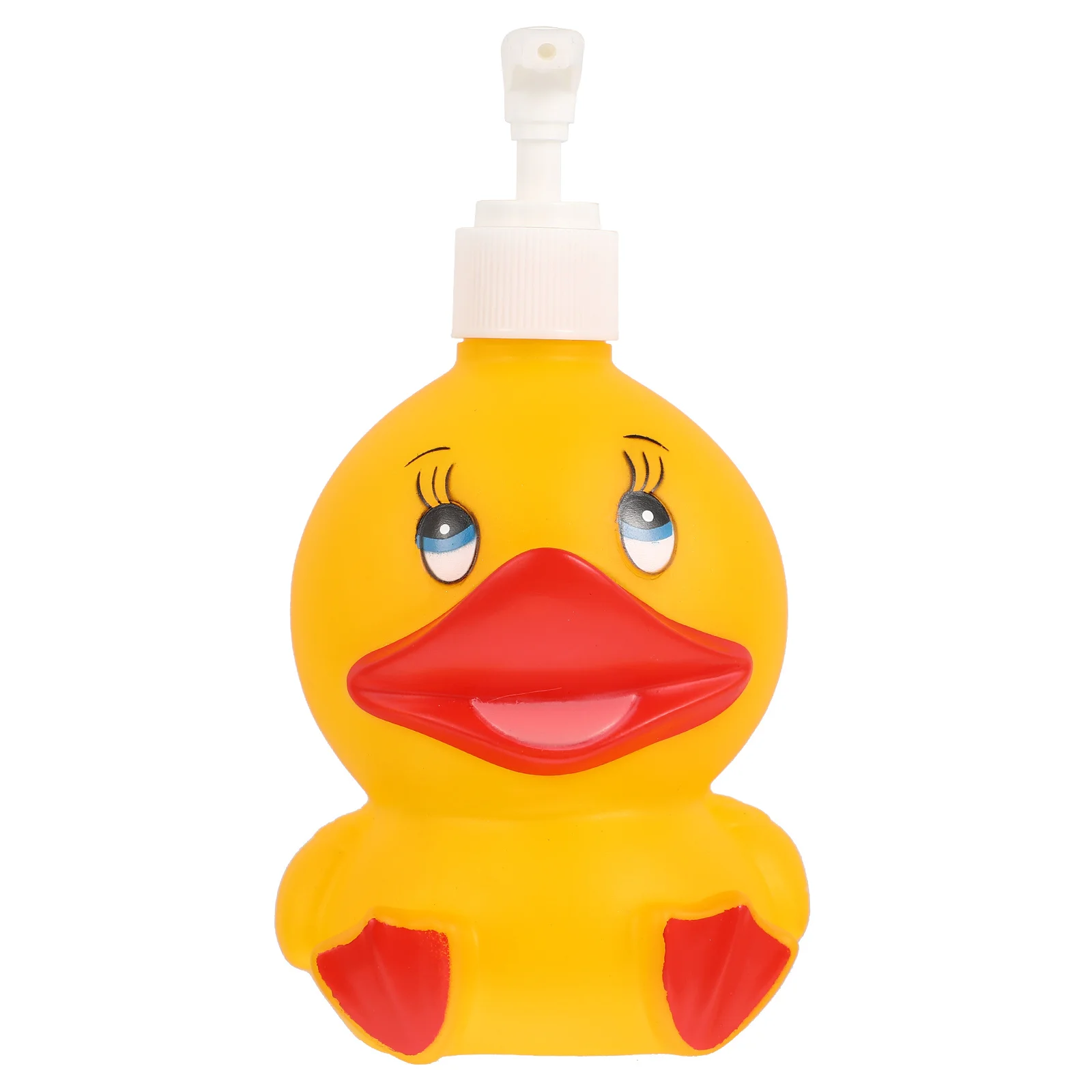 

1 pc Duck Lotion Dispenser Pump Cartoon Vinyl Bottle For Travel Camping Refillable Soap Shampoo Body Wash Hand Moisturizer Empty