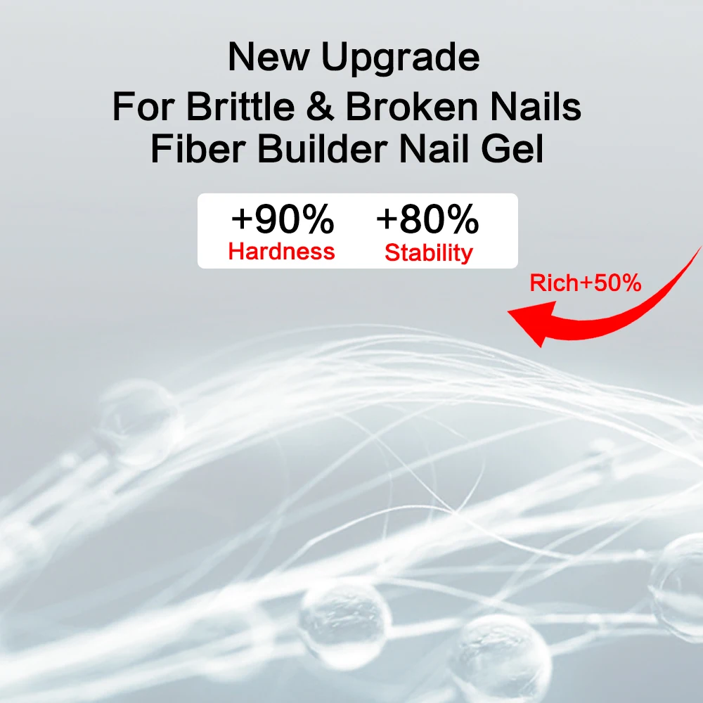 كوديس جل طلاء أظافر جل منشئ من الألياف في زجاجة قاعدة مطاطية بيضاء حليبية شفافة إصلاح البناء الأظافر التالفة