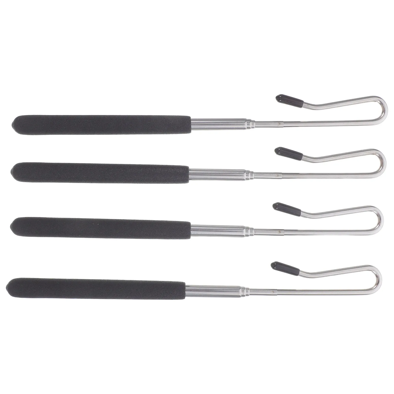 4Pcs Adjustable Puppet Control Rod Metal Hand Sticks Extendable Arm Control Accessories for Stage Performances 20-55cm