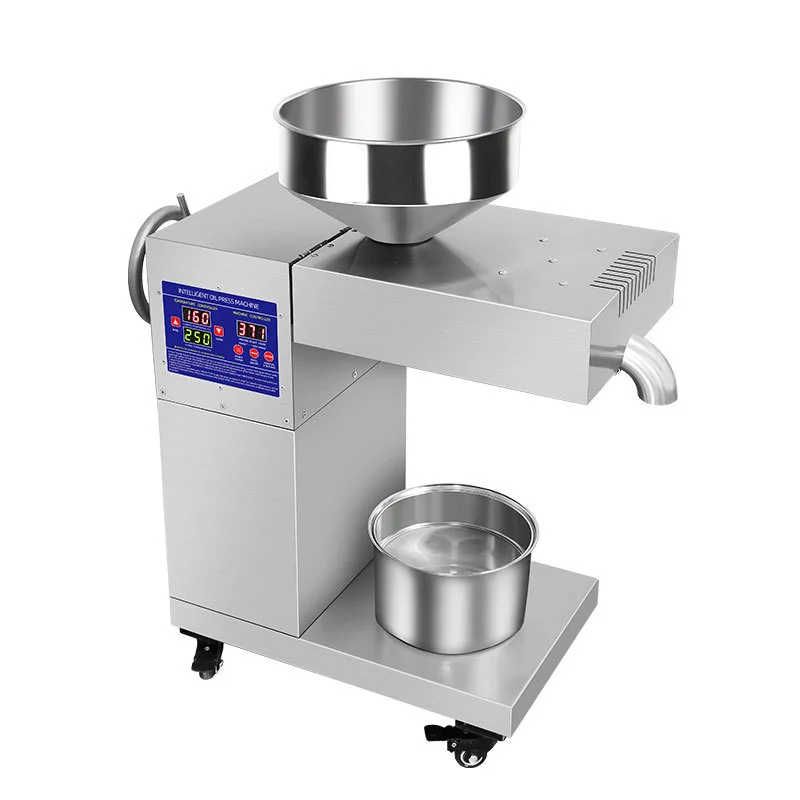 

15-20KG/H Automatic Oil Press Extractor Machine for Nuts Seeds and Beans/Hot and Cold Pressing