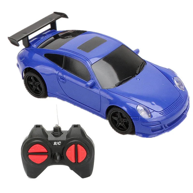 New Product Four-Way Lighting Cheap Simulation Remote Control Car Electric Racing Flat Race Car Children'S Toy Car Boy'S Gift