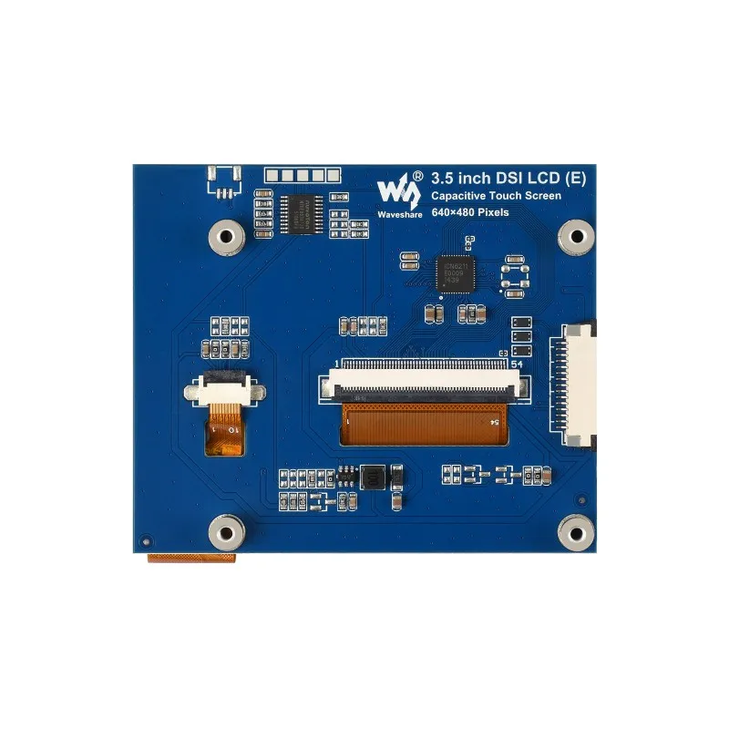 Waveshare 3.5inch DSI LCD (H),Capacitive Touch Display,5-Point Touch,480×800Pixels,IPS Display Panel,Supports Raspberry PI BOARD