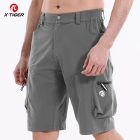 Pantalones cortos para bicicleta de montaña X-TIGER, pantalones cortos transpirables sueltos para montar en carretera, pantalones para escalar y correr