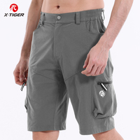 X-TIGER Mountain Bike Shorts Multi-Pockects Breathable Loose Riding Road Shorts Climbing Running Bicycle Pants