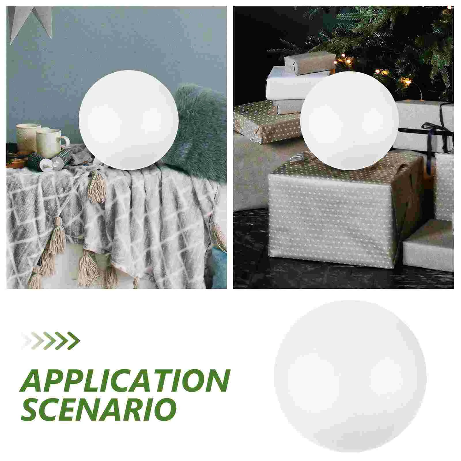 20 CM 크리스마스 및 어린이 공 공 어린이 츄잉껌 장식 흰색 공예