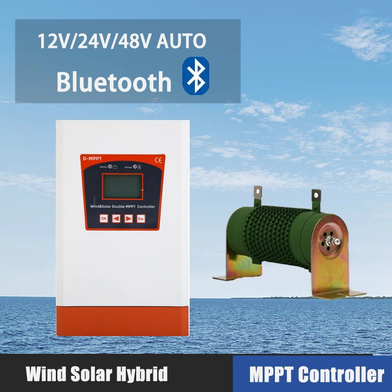 12V 24V 48V AUTO 6KW MPPT Hybrid Solar Windturbine Laderegler Boost Regler For Wind Turbine olar Panel use