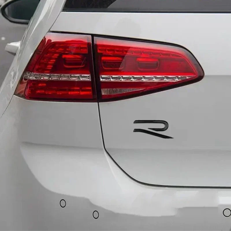 Metal Car Decals for Volkswagen VW R Line Golf 8 Beetle Scirocco Passat Sharan Tiguan Jetta Trunk Sticker Fender Side Badge