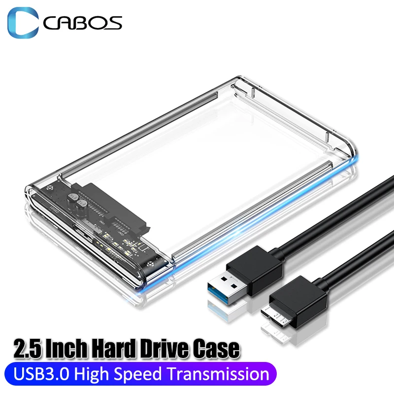 USB3.0 External HDD Case 2.5 Inch Hard Drive Case USB to Micro B SATA HDD SSD Hard Drive Case For Laptop SDD HDD Shell Enclosure