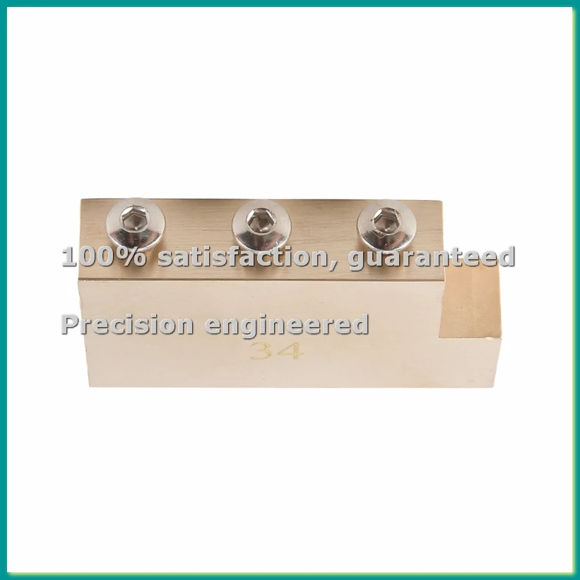 Solid L Shape Tremolo Brass Block for Locking Tremolo Bridge Electric Guitar 34mm-A14I