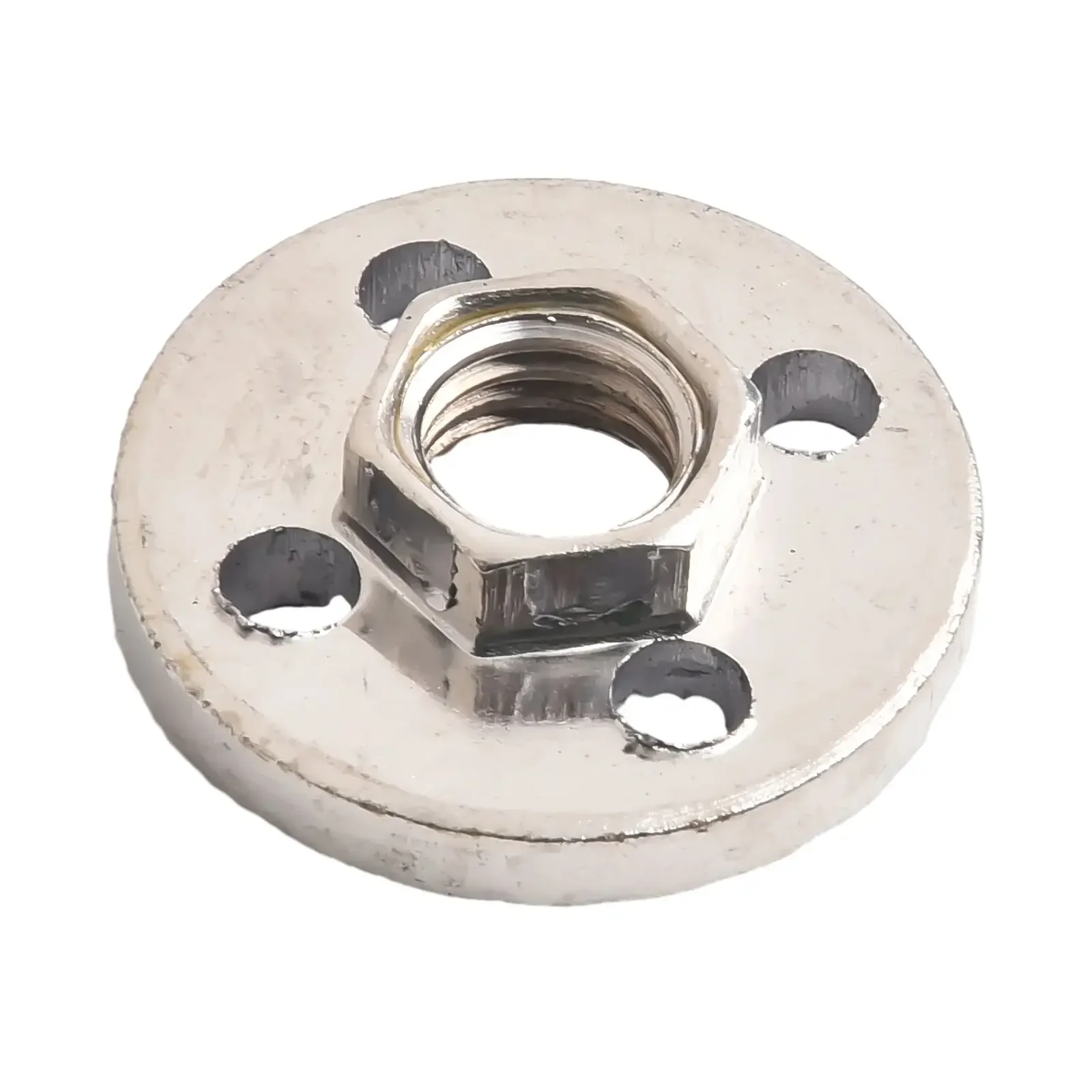 

Hexagon Nut Pressure Plate Diameter: (Approx. ) 30mm Not Loose Silver Thread: (Approx. ) 10mm Useful Brand New