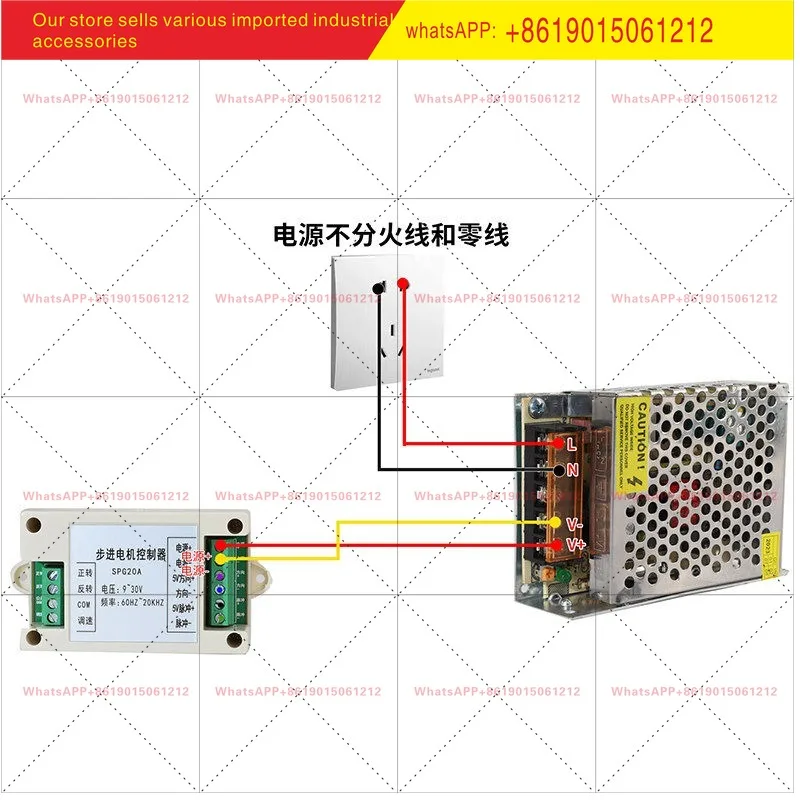 SPG20A pulse generator stepper servo motor single axis motion controller governor PLC forward and reverse rotation