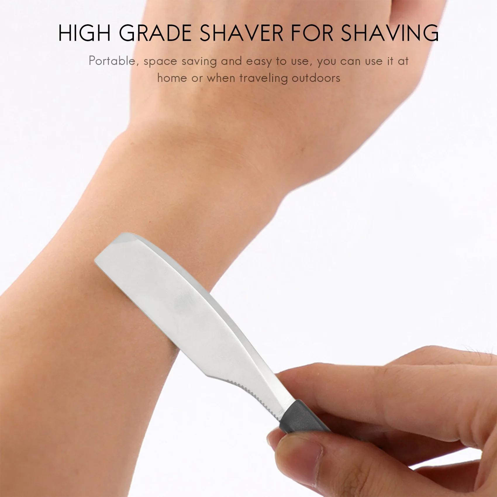 Straight Razor Stick for Men Women Barber Shaving Knife Blades Spring Design Beard Face Underarm Body