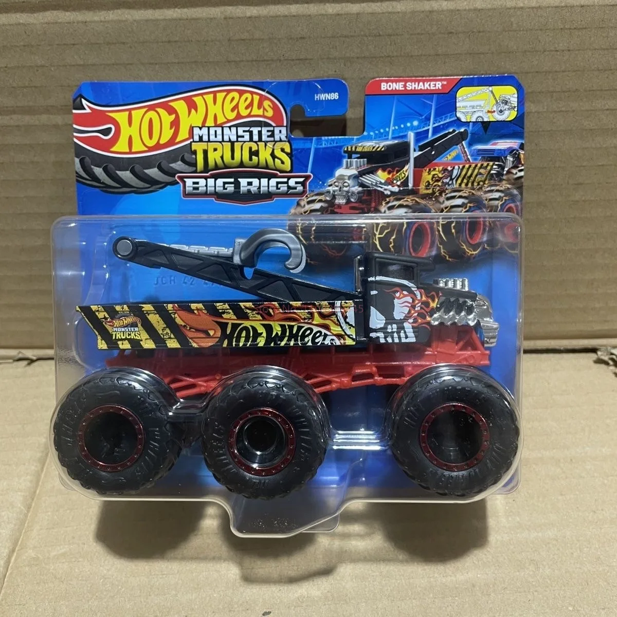 الأصلي الساخن عجلات الوحش الشاحنات الحفارات الكبيرة Ast 2025 مزيج 1 1:64 مقياس دييكاست اللعب، للأطفال والجامعات العلامة التجارية الجديدة غير مفتوحة