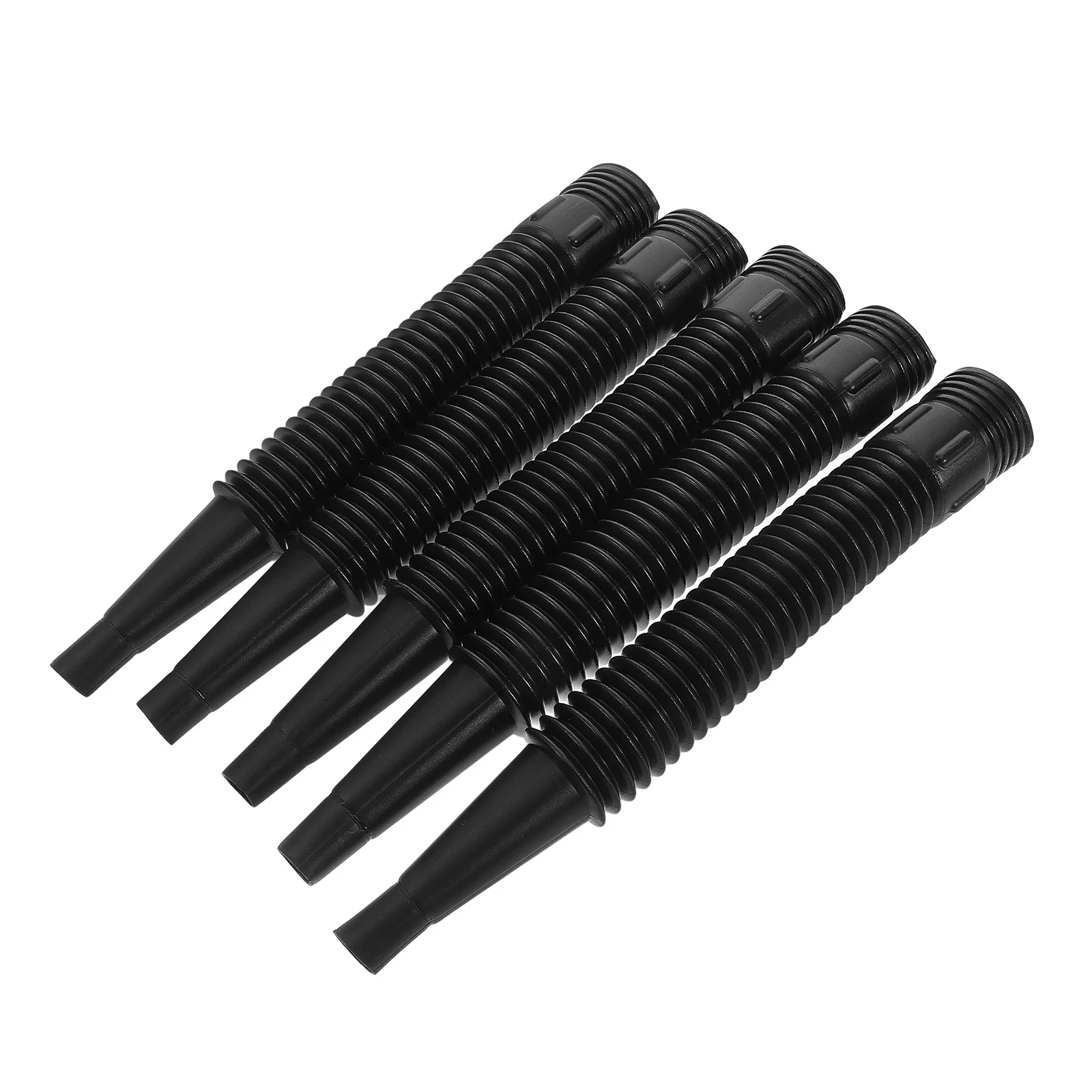 

5pcs Extendable Oil Funnel Tube Flexible Plastic Hose For Oil Change Fuel Transfer Engine Maintenance Automotive Repair Tool