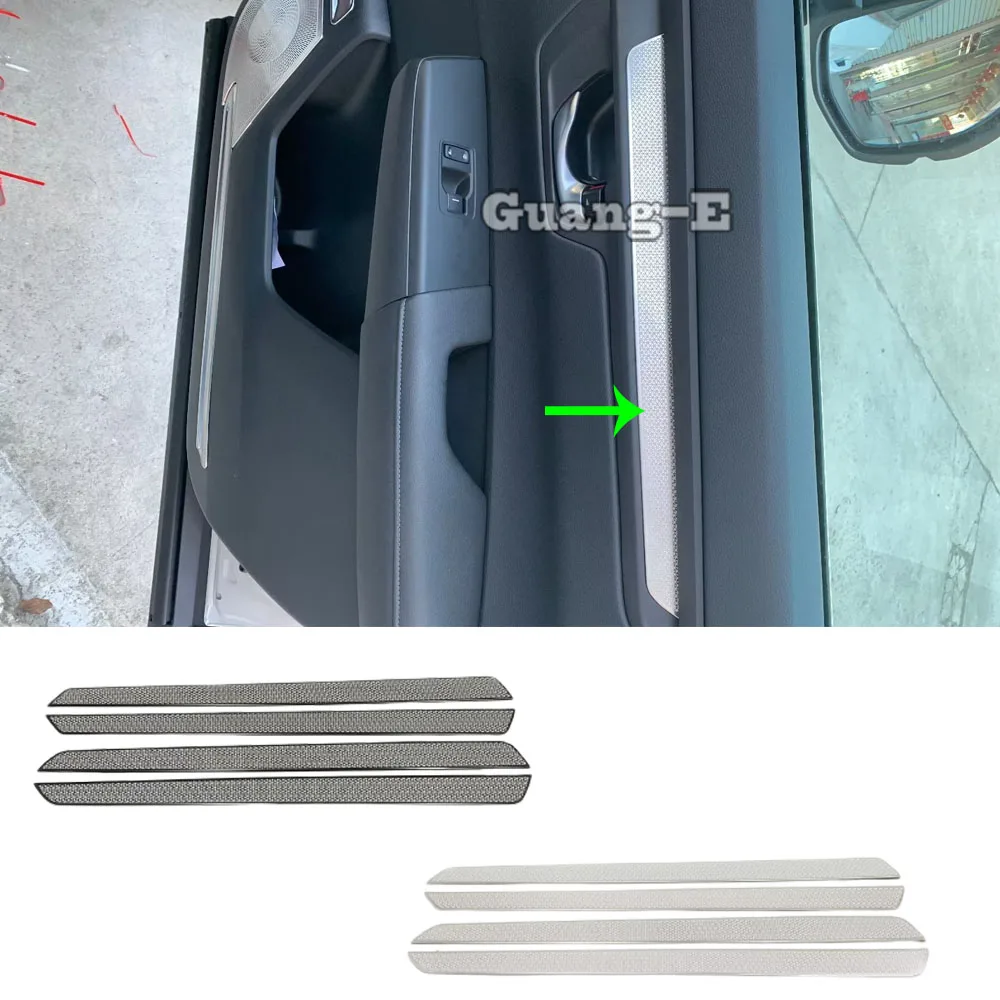 

Stainless Steel Car Inner Door Panel Trim Strip Armrest Body Frame Cover Auto Interior Accessories For Honda CRV CR-V 2023 2024