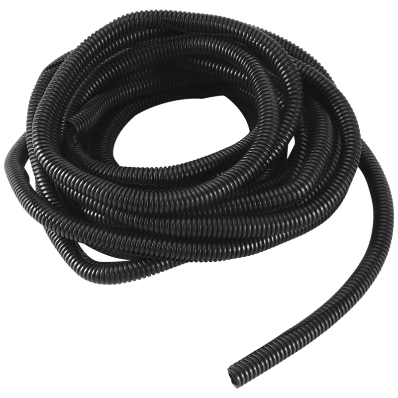 20 Ft Split Wire Conduit Polyethylene Tubing Black Color Sleeve Tube 10mm Inner Diameter Promotion