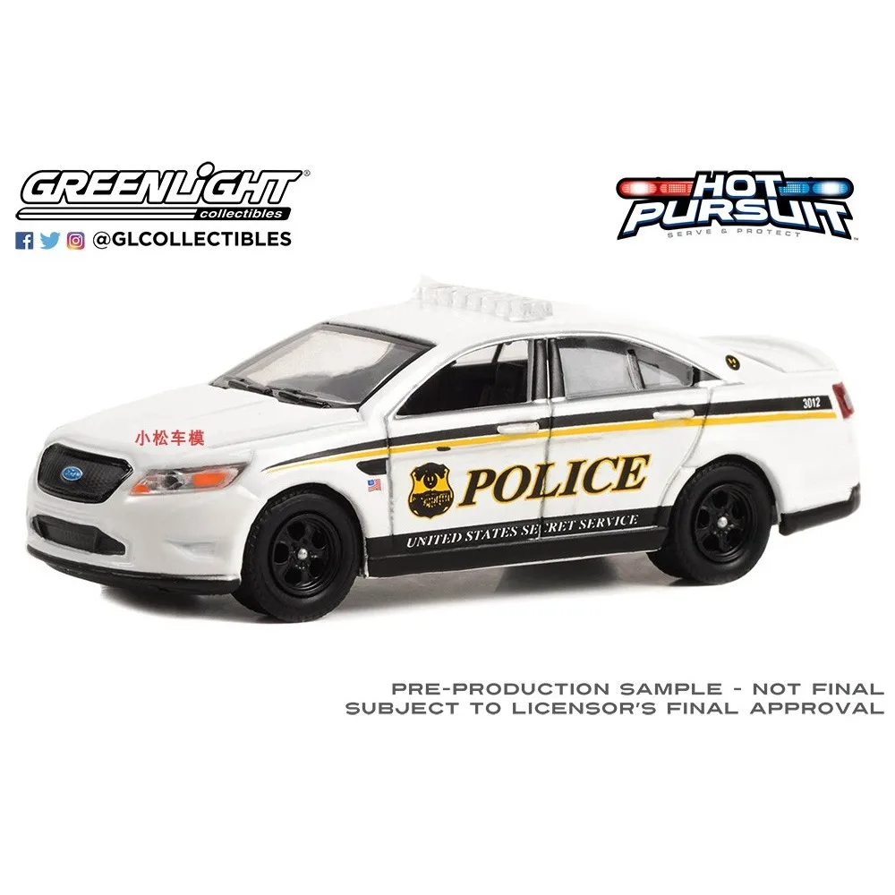 

1:64 Tracking Special US Secret Service Police Series-2015 Ford Intercept Police Car 43015-D Advanced Ornament Модели автомобилей