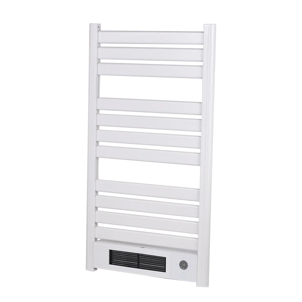 Aluminum Electric Towel Rail 1500W Heated Towel Rack For Bathroom