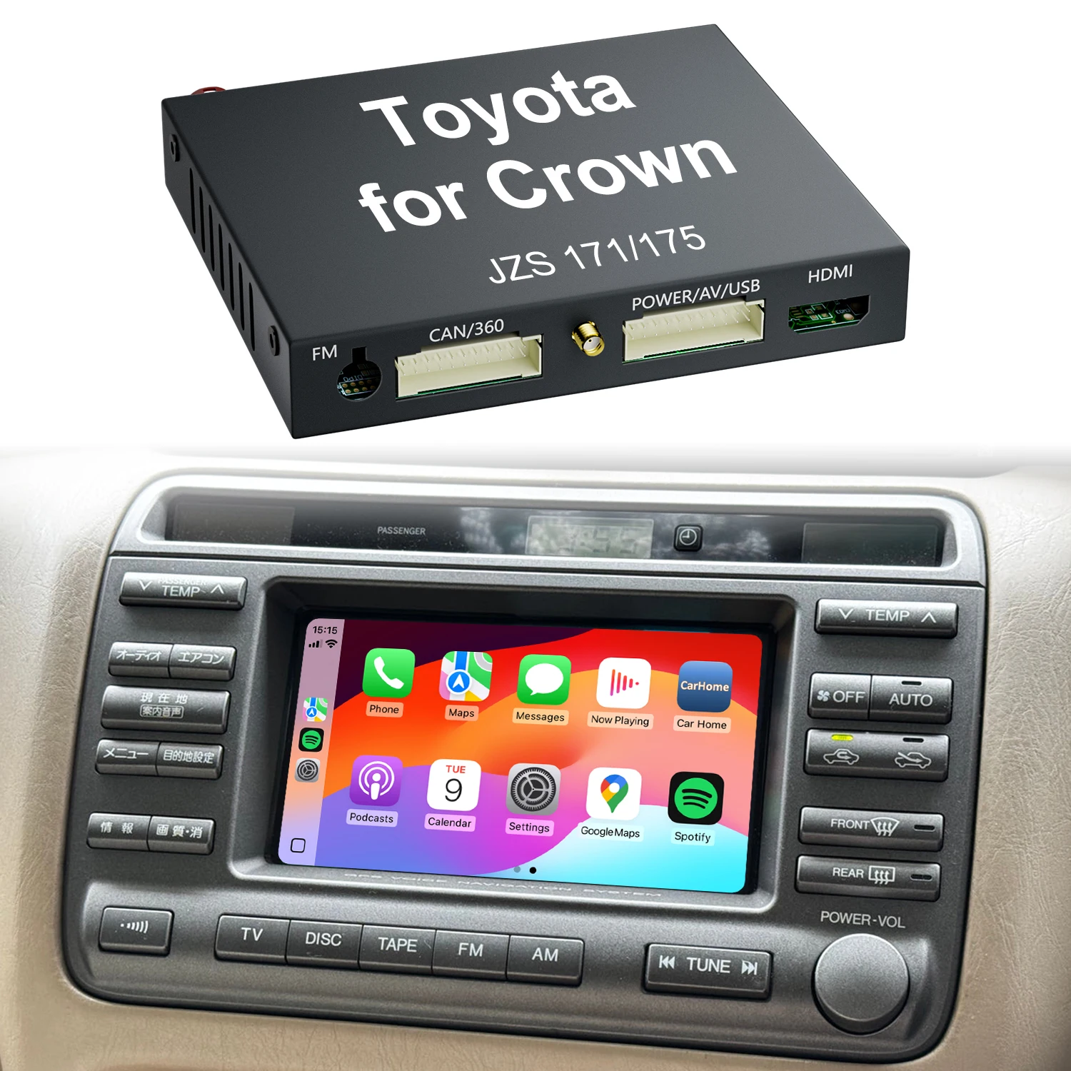 Fast CarPlay And Android Auto Upgrade Kit MMI Box For Toyota Crown JZS 171 175
