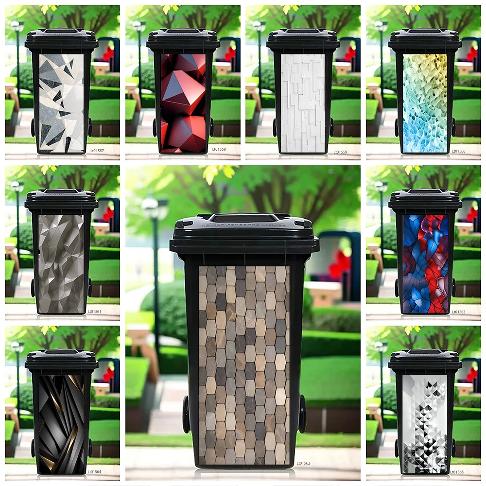 

Summer Beer Party Trash Can Sticker, Cool Bar Design Waterproof Removable Outdoor Garbage Bin Decor