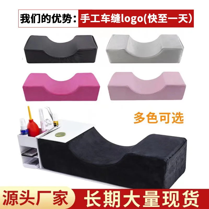 Eyelash Extension Pillow With Acrylic Lash Pillow Shelf Stand Makeup Salon Grafting Eyelashes Pillow Salon Headrest Neck Support